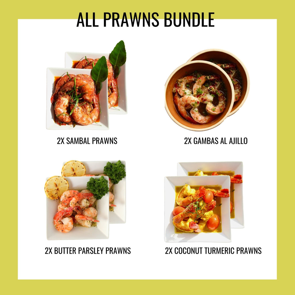 All Prawns Bundle (2x4 Prawn Meals)