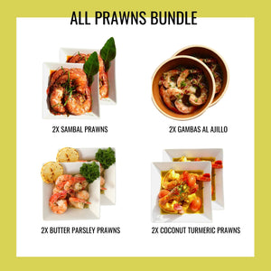 All Prawns Bundle (2x4 Prawn Meals)