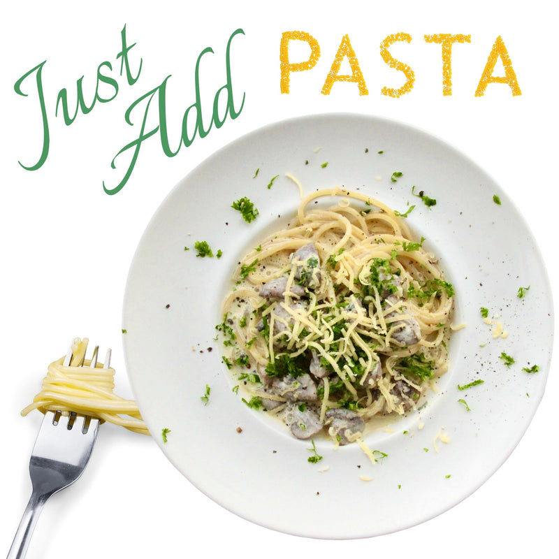 Mushroom Carbonara - Meals In Minutes Singapore