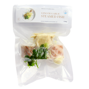 Ginger Garlic Steamed Fish - Meals In Minutes SG