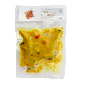 Coconut Turmeric Prawns - Meals In Minutes SG